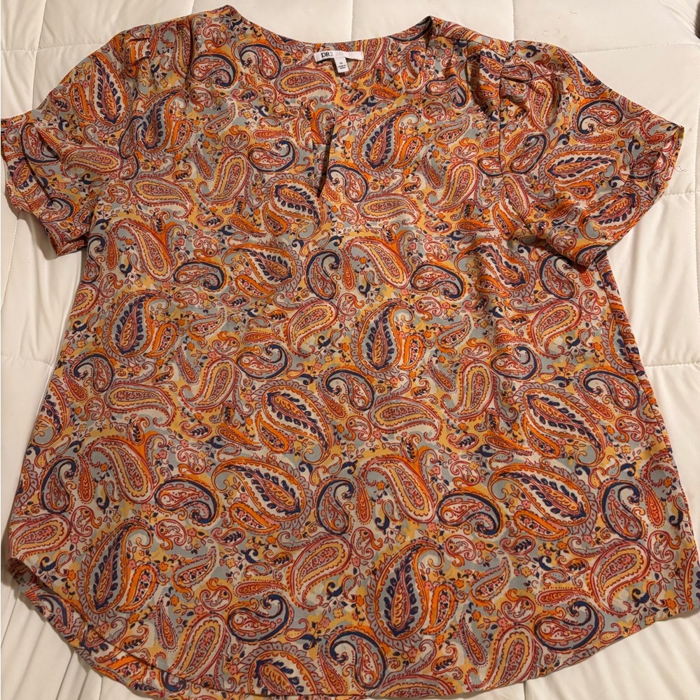 DR2 Paisley Print Blouse